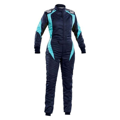 OMP | FIRST ELLE | Women's Racing Suit | FIA 8856-2018 & SFI* - IA0-1874-A02-SF-248-38-IA0-1874-A02-SF-248-40-IA0-1874-A02-SF-248-42-IA0-1874-A02-SF-248-46-IA0-1874-A02-SF-248-48-  DRIVEN - 2