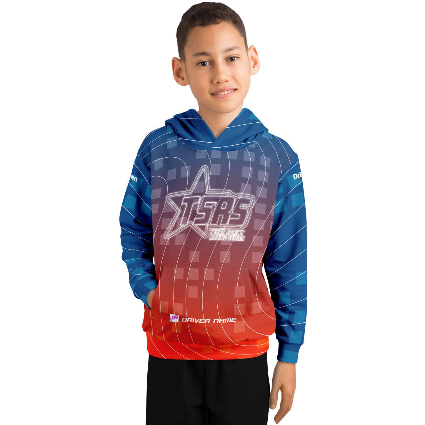 DRIVEN | TSRS '24 | Hoodie - Child - Red/Blue