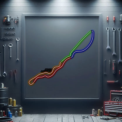 Jeddah Corniche Metal Neon Race Track - MTN0133 - MTN0133CC99-MTN0133W99-MTN0133R99-MTN0133Y99-MTN0133G99-  DRIVEN - 1