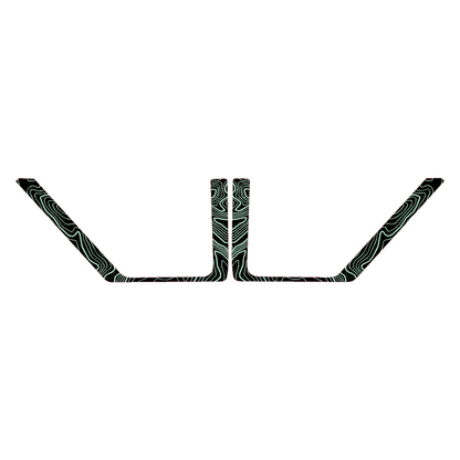 Topo Front Door Net Trim Overlay Kit (Printed Series) - 2021+ Bronco - 21BRNFTNET-TPAMBL-21BRNFTNET-TPA51L-21BRNFTNET-TPAZL-21BRNFTNET-TPCGL-21BRNFTNET-TPCBNL-  DRIVEN - 8