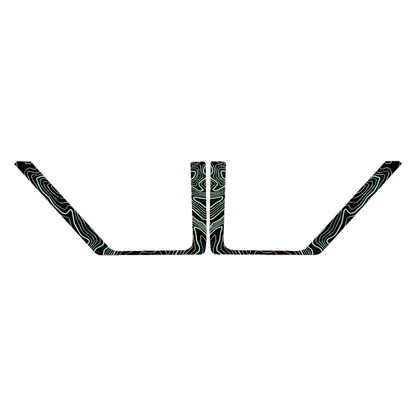 Topo Rear Door Net Trim Overlay Kit (Printed Series) - 2021+ Bronco - 21BRNFTNET-TPAMBL-21BRNFTNET-TPA51L-21BRNFTNET-TPAZL-21BRNFTNET-TPCGL-21BRNFTNET-TPCBNL-  DRIVEN - 12