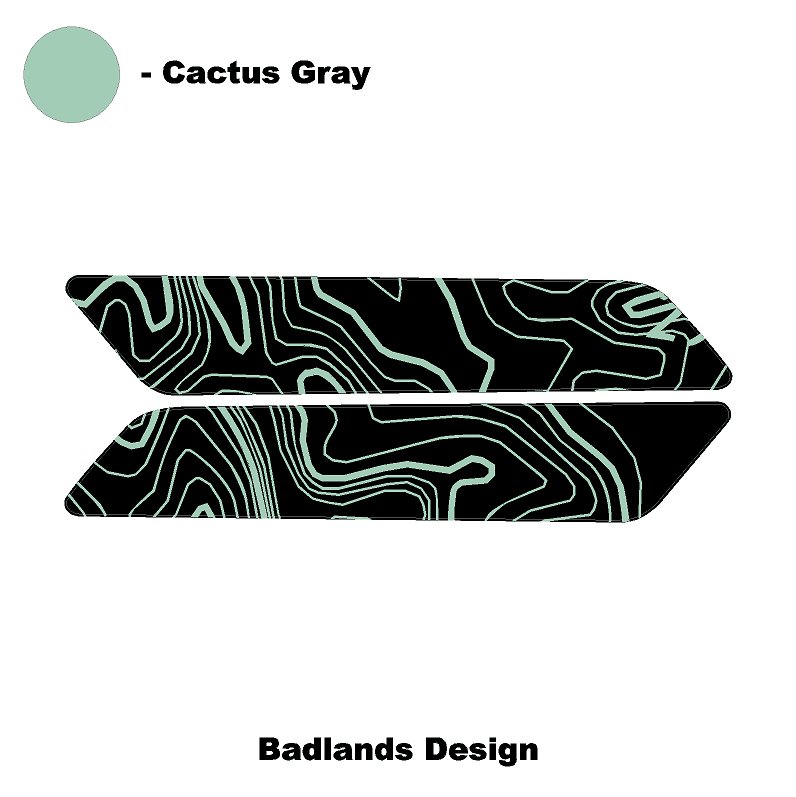 Topo Interior Rear Door Grab Handle Overlay Kit (Printed Series) - 2021+ Bronco 4 Door - 21BRNGRAB4RDR-TPAMBL-21BRNGRAB4RDR-TPA51L-21BRNGRAB4RDR-TPAZL-21BRNGRAB4RDR-TPCGL-21BRNGRAB4RDR-TPCBNL-  DRIVEN - 27