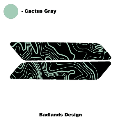 Topo Interior Rear Door Grab Handle Overlay Kit (Printed Series) - 2021+ Bronco 4 Door - 21BRNGRAB4RDR-TPAMBL-21BRNGRAB4RDR-TPA51L-21BRNGRAB4RDR-TPAZL-21BRNGRAB4RDR-TPCGL-21BRNGRAB4RDR-TPCBNL-  DRIVEN - 27