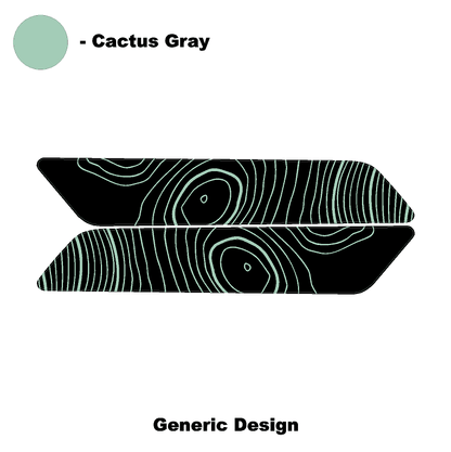 Topo Interior Front Door Grab Handle Overlay Kit (Printed + Laser Series) - 2021+ Bronco - 21BRNGRABFRDR-TPAMBL-21BRNGRABFRDR-TPA51L-21BRNGRABFRDR-TPAZL-21BRNGRABFRDR-TPCGL-21BRNGRABFRDR-TPCBNL-  DRIVEN - 14