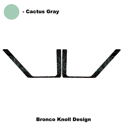 Topo Rear Door Net Trim Overlay Kit (Printed Series) - 2021+ Bronco