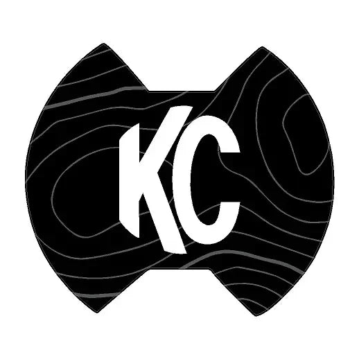 KC HiLITES 8" SlimLite LED Cover Topo Overlays - Universal - KCHISL.WH.CG-KCHISL.WH.CODE-KCHISL.WH.RACE-  DRIVEN - 5