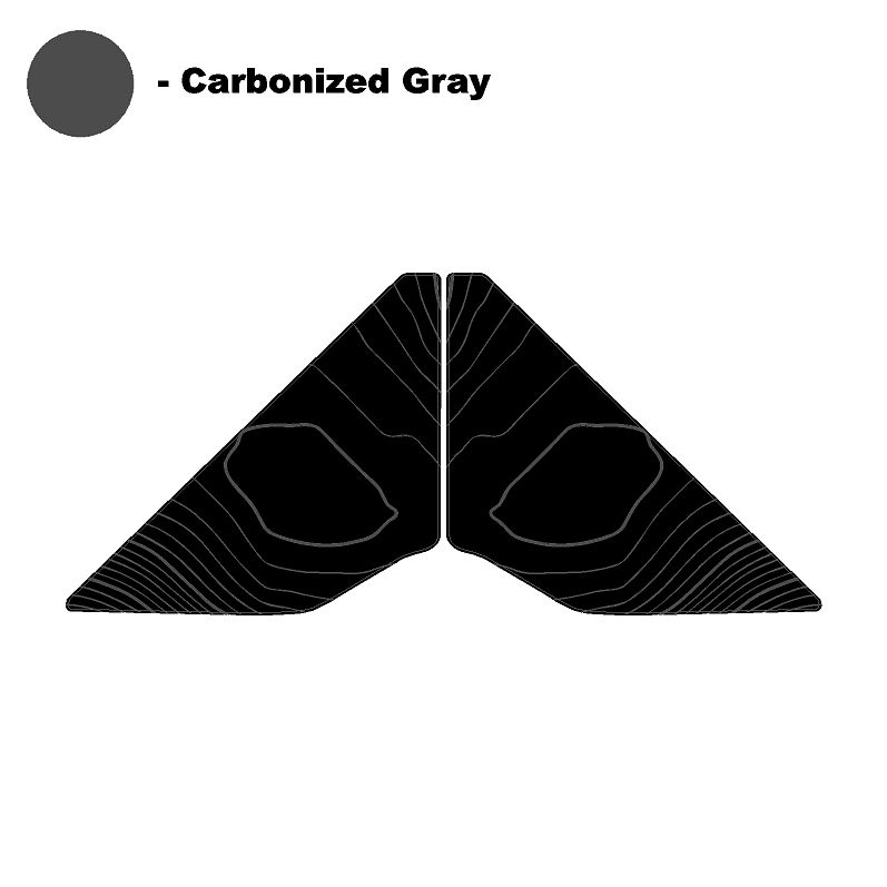 Topo Front Window Triangle Overlay (Printed Series) - 2021+ Bronco 4 Door - 21BRNDFTRIPT-TPAMBL-21BRNDFTRIPT-TPA51L-21BRNDFTRIPT-TPAZL-21BRNDFTRIPT-TPCGL-21BRNDFTRIPT-TPCBNL-  DRIVEN - 10