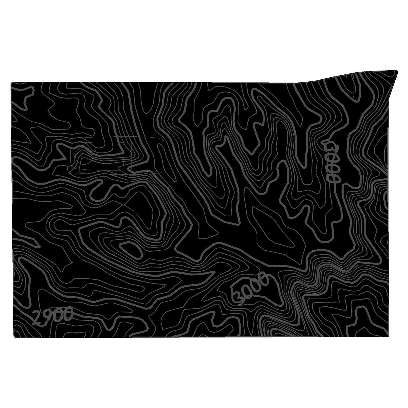 Topo Glovebox Overlay Kit (Printed Series) - 2021+ Bronco