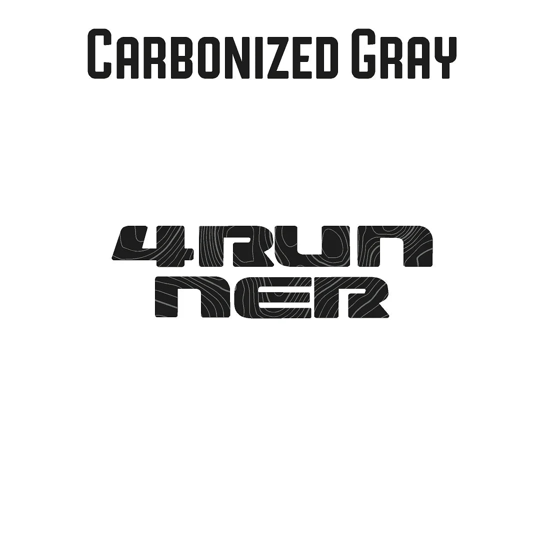 4RUNNER Topographic Rear Liftgate Emblem Overlays - 2025+ 4Runner - 254RUN-RT-4RUN-TPWH-254RUN-RT-4RUN-TPRACE-254RUN-RT-4RUN-TPHB-254RUN-RT-4RUN-TPVB-254RUN-RT-4RUN-TPAG-  DRIVEN - 7