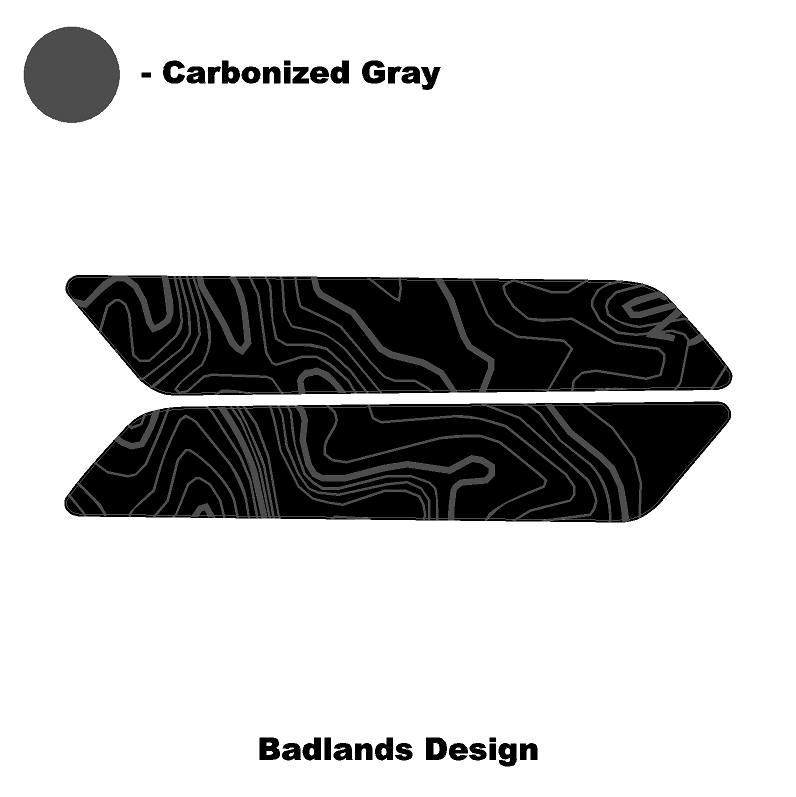 Topo Interior Rear Door Grab Handle Overlay Kit (Printed Series) - 2021+ Bronco 4 Door - 21BRNGRAB4RDR-TPAMBL-21BRNGRAB4RDR-TPA51L-21BRNGRAB4RDR-TPAZL-21BRNGRAB4RDR-TPCGL-21BRNGRAB4RDR-TPCBNL-  DRIVEN - 28