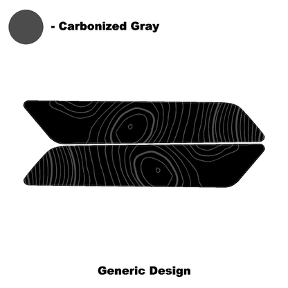 Topo Interior Front Door Grab Handle Overlay Kit (Printed + Laser Series) - 2021+ Bronco - 21BRNGRABFRDR-TPAMBL-21BRNGRABFRDR-TPA51L-21BRNGRABFRDR-TPAZL-21BRNGRABFRDR-TPCGL-21BRNGRABFRDR-TPCBNL-  DRIVEN - 15