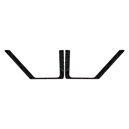 Topo Front Door Net Trim Overlay Kit (Printed Series) - 2021+ Bronco - 21BRNFTNET-TPAMBL-21BRNFTNET-TPA51L-21BRNFTNET-TPAZL-21BRNFTNET-TPCGL-21BRNFTNET-TPCBNL-  DRIVEN - 9