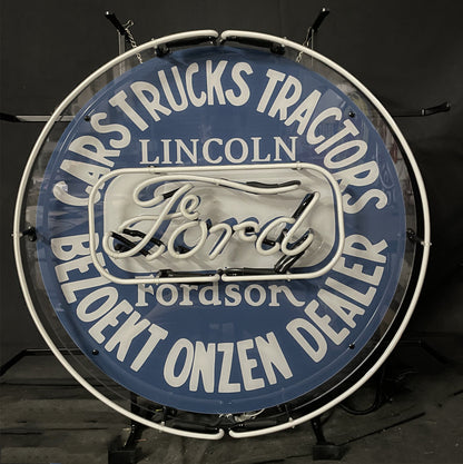 Carstucks Tractors Bezoekt Onzen Dealer Lincoln Forddson Ford Neon Signs Light - CN001-  DRIVEN - 3