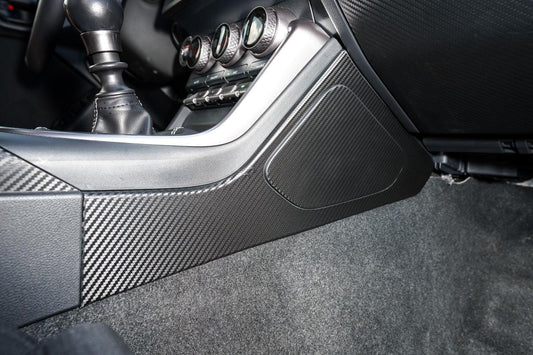 Center Console Side Trim Protector 3D Carbon Overlays - 2022 BRZ / GR86 - 22BRZGRCNTCNSLPT-3DBL-22BRZGRCNTCNSLPT-3DBR-  DRIVEN - 1