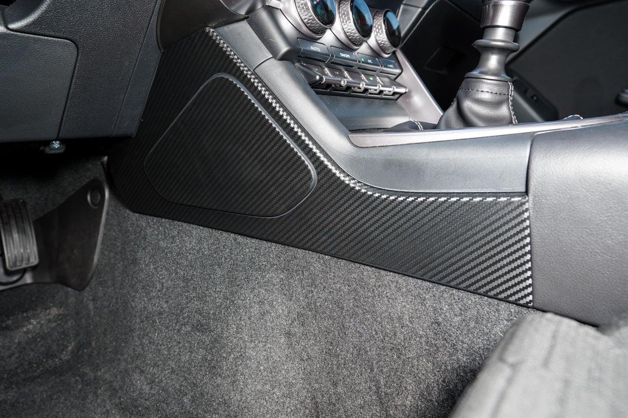 Center Console Side Trim Protector 3D Carbon Overlays - 2022 BRZ / GR86 - 22BRZGRCNTCNSLPT-3DBL-22BRZGRCNTCNSLPT-3DBR-  DRIVEN - 4