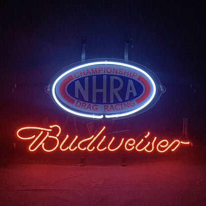 Championship NHRA Drag Racing Budweiser Neon Signs Light - ME653-  DRIVEN - 2