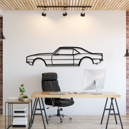1968 Camaro Metal Car Wall Art - MT0106 - MT0106B49L-MT0106B69L-MT0106B80L-MT0106B99L-MT0106B120L-  DRIVEN - 1