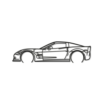 Corvette C6 ZR1 Detailed Metal Car Wall Art - MT0918 - MT0918B49L-MT0918B69L-MT0918B80L-MT0918B99L-MT0918B120L-  DRIVEN - 8