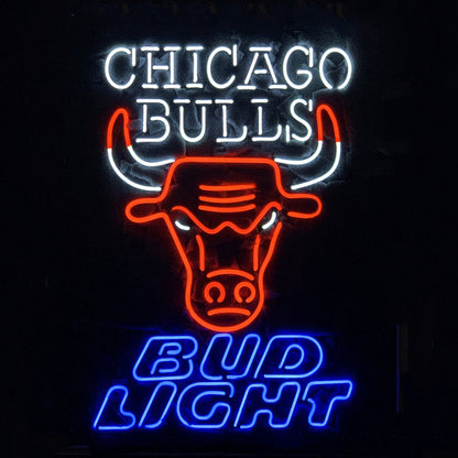 Chicago Bulls Bud Light Neon Sign Light - ME246-  DRIVEN - 1