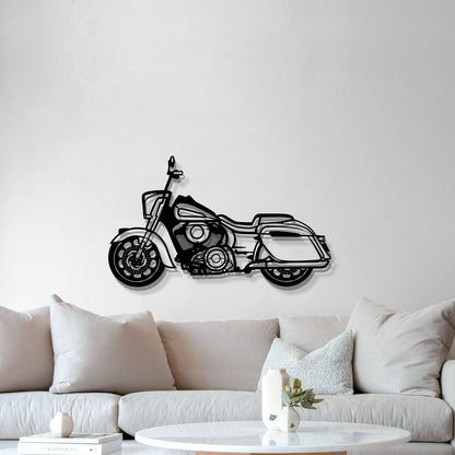 2022 Indian Springfield Dark Horse Metal Motorcycle Wall Art - MT0791 - MT0791B49L-MT0791B69L-MT0791B80L-MT0791B99L-MT0791B115L-  DRIVEN - 5