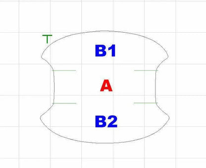 Clear Rock Guard Door Cup Protectors for - 2015-2021 WRX / STI - SFB15WRXDCRG-  DRIVEN - 2