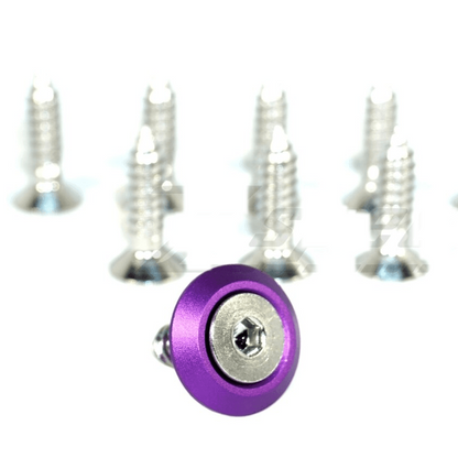 ZSPEC Coarse Screw-Thread Fender Fastener Kit, M6x20mm, Billet/Stainless, 10-Pack - ZSD-572289-ZSD-572296-ZSD-572302-ZSD-572319-ZSD-572326-  DRIVEN - 1