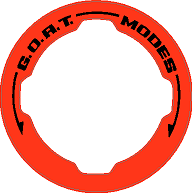 Printed Series GOAT Mode Dial Ring Overlay V2 - 2021+ Bronco - 21FBGOAT-375C-21FBGOAT-BBO-21FBGOAT-GHBM-21FBGOAT-AMB-21FBGOAT-A51-  DRIVEN - 28