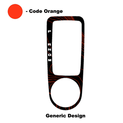Topo Automatic Shifter Overlay (Printed Series) - 2021+ Bronco Automatic - 21BRNATTRIM-TPAMBL-21BRNATTRIM-TPA51L-21BRNATTRIM-TPAZL-21BRNATTRIM-TPCGL-21BRNATTRIM-TPCBNL-  DRIVEN - 12