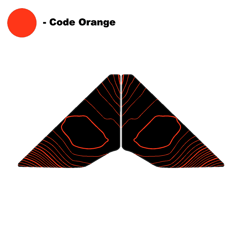 Topo Front Window Triangle Overlay (Printed Series) - 2021+ Bronco 4 Door - 21BRNDFTRIPT-TPAMBL-21BRNDFTRIPT-TPA51L-21BRNDFTRIPT-TPAZL-21BRNDFTRIPT-TPCGL-21BRNDFTRIPT-TPCBNL-  DRIVEN - 11