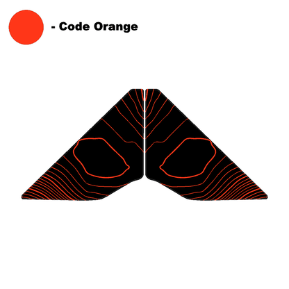 Topo Front Window Triangle Overlay (Printed Series) - 2021+ Bronco 4 Door - 21BRNDFTRIPT-TPAMBL-21BRNDFTRIPT-TPA51L-21BRNDFTRIPT-TPAZL-21BRNDFTRIPT-TPCGL-21BRNDFTRIPT-TPCBNL-  DRIVEN - 11