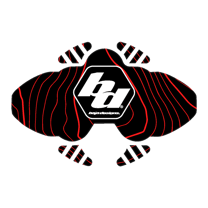 Baja Designs LP4 Topographic Light Cover Overlays  - Universal - BAJADESIGNSLP4TP-CARG-BAJADESIGNSLP4TP-CODE-BAJADESIGNSLP4TP-DS-BAJADESIGNSLP4TP-EG-BAJADESIGNSLP4TP-RR-  DRIVEN - 4