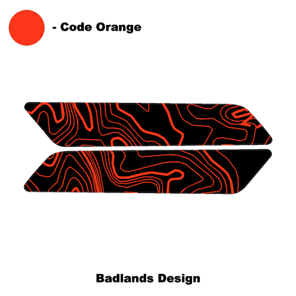 Topo Interior Rear Door Grab Handle Overlay Kit (Printed Series) - 2021+ Bronco 4 Door - 21BRNGRAB4RDR-TPAMBL-21BRNGRAB4RDR-TPA51L-21BRNGRAB4RDR-TPAZL-21BRNGRAB4RDR-TPCGL-21BRNGRAB4RDR-TPCBNL-  DRIVEN - 29