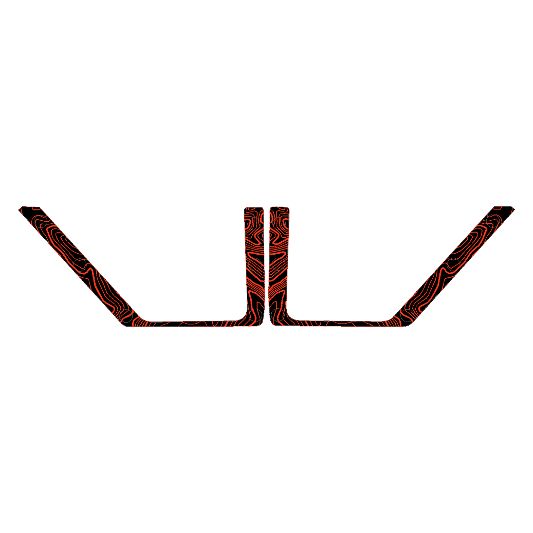 Topo Front Door Net Trim Overlay Kit (Printed Series) - 2021+ Bronco - 21BRNFTNET-TPAMBL-21BRNFTNET-TPA51L-21BRNFTNET-TPAZL-21BRNFTNET-TPCGL-21BRNFTNET-TPCBNL-  DRIVEN - 10