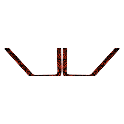 Topo Front Door Net Trim Overlay Kit (Printed Series) - 2021+ Bronco - 21BRNFTNET-TPAMBL-21BRNFTNET-TPA51L-21BRNFTNET-TPAZL-21BRNFTNET-TPCGL-21BRNFTNET-TPCBNL-  DRIVEN - 10