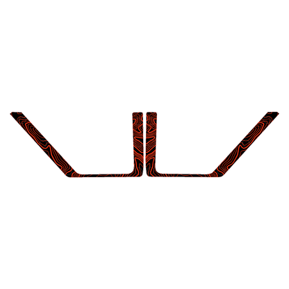 Topo Rear Door Net Trim Overlay Kit (Printed Series) - 2021+ Bronco - 21BRNFTNET-TPAMBL-21BRNFTNET-TPA51L-21BRNFTNET-TPAZL-21BRNFTNET-TPCGL-21BRNFTNET-TPCBNL-  DRIVEN - 14