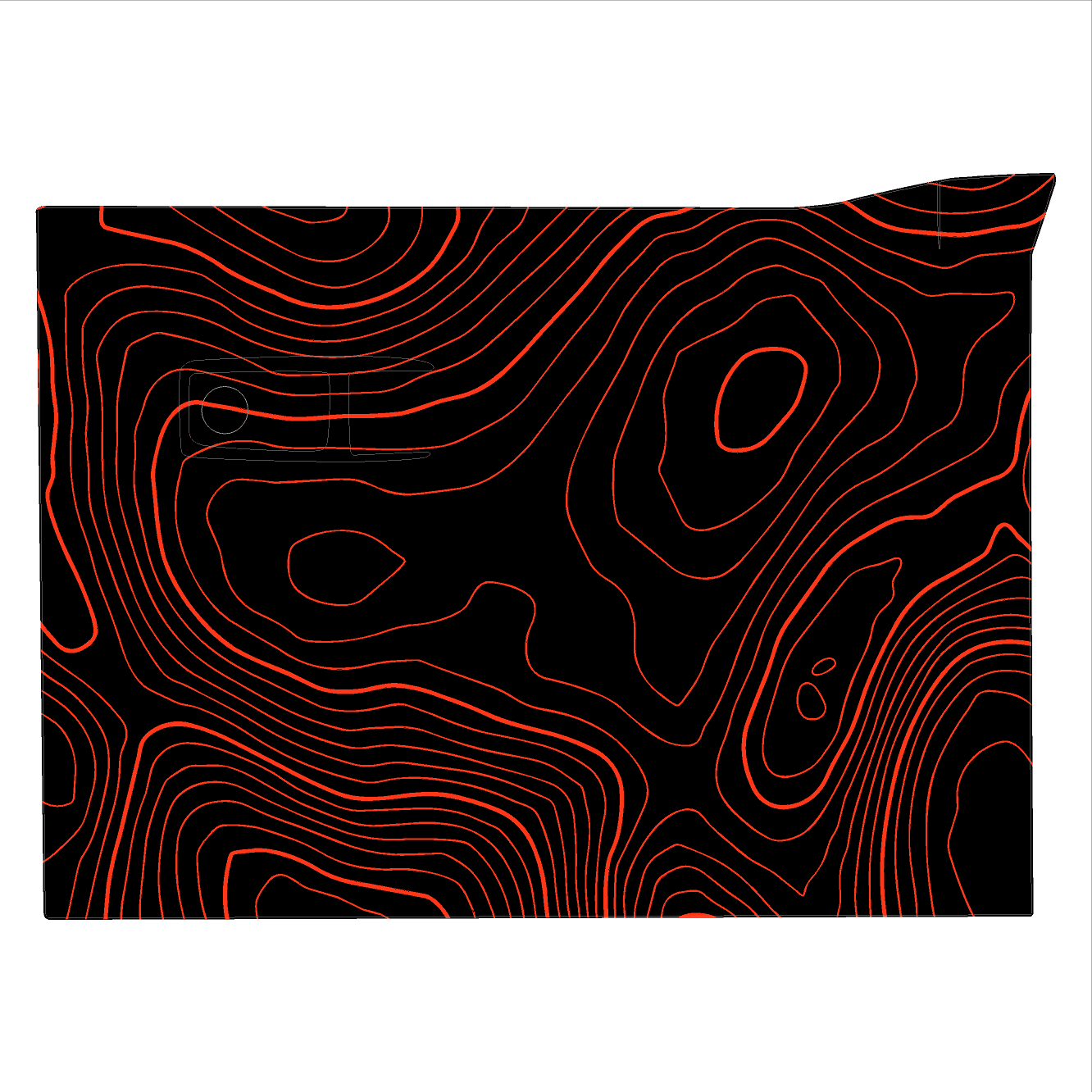 Topo Glovebox Overlay Kit (Printed Series) - 2021+ Bronco - 21BRNGLOVE-TPAMBL-21BRNGLOVE-TPA51L-21BRNGLOVE-TPAZL-21BRNGLOVE-TPCGL-21BRNGLOVE-TPCBNL-  DRIVEN - 18