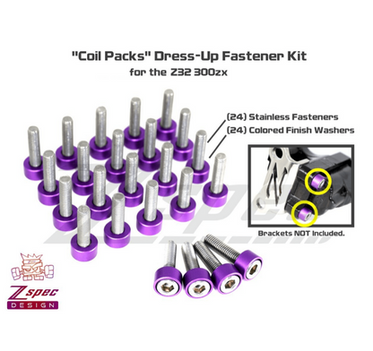 ZSPEC Coil Packs Fastener Kit for '90-96 Nissan Z32 300zx, Stainless & Billet - ZSD-380853-ZSD-380860-ZSD-380877-ZSD-380884-ZSD-380891-  DRIVEN - 3