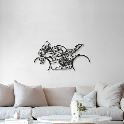 V4SP Metal Motorcycle Wall Art - MT1105 - MT1105B49L-MT1105B69L-MT1105B80L-MT1105B99L-MT1105B115L-  DRIVEN - 5
