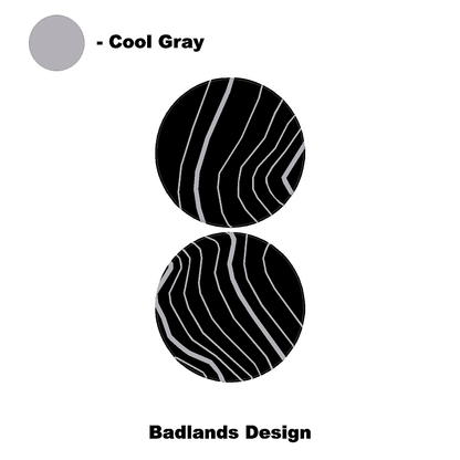 Topo Cup Holder Inserts (Printed Series + Acrylic) - 2021+ Bronco