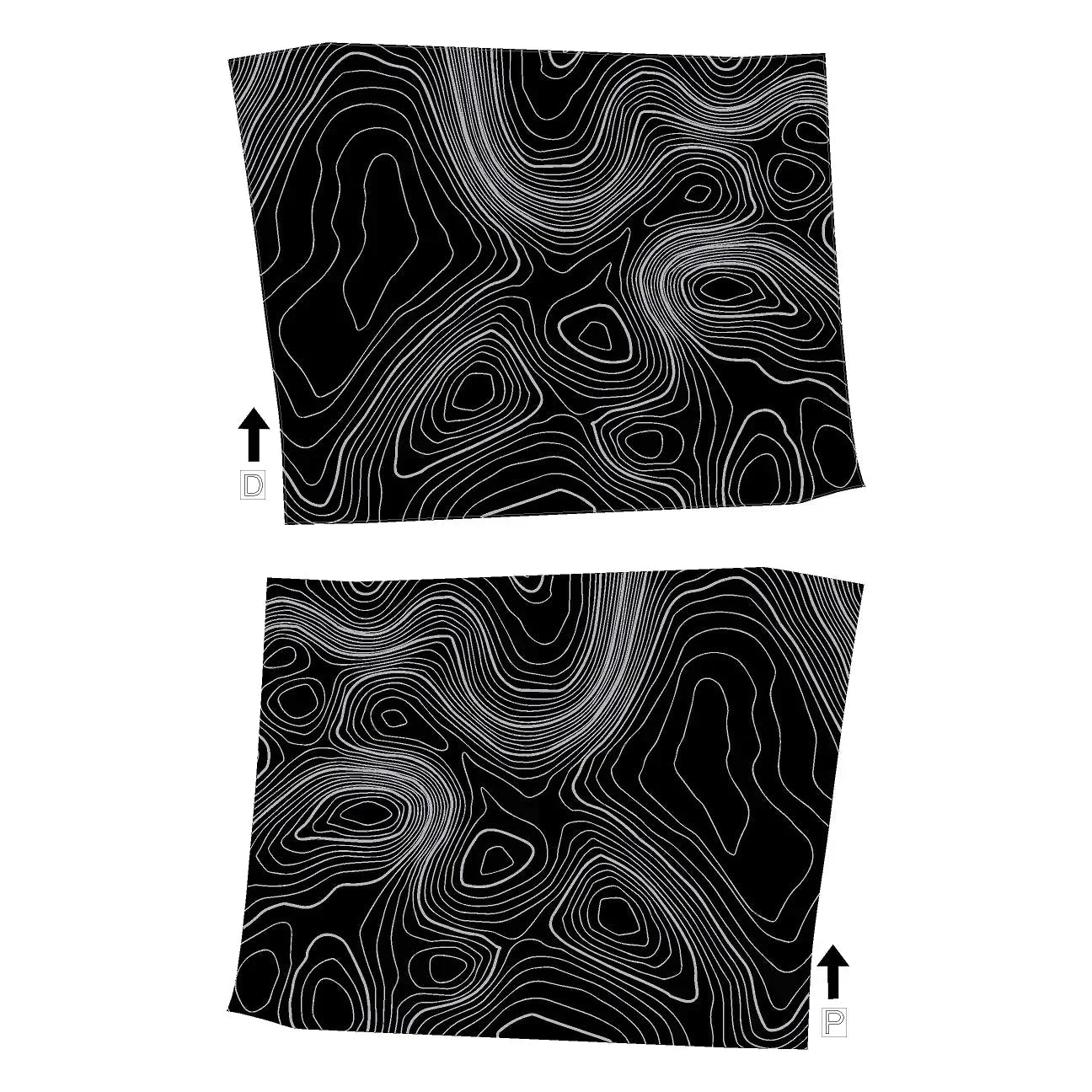 Topographic Inner Door Cup Overlays - 2024+ Tacoma / 2025+ 4Runner - 254RUNNER-SB-TP.WH-254RUNNER-SB-TP.JA-254RUNNER-SB-TP.HB-254RUNNER-SB-TP.VB-254RUNNER-SB-TP.AG-  DRIVEN - 11