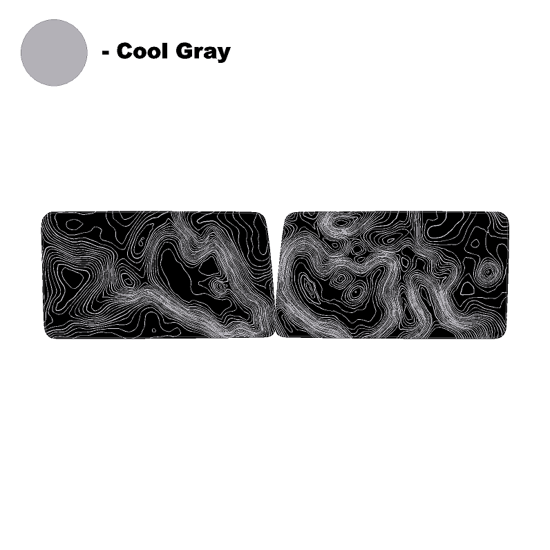 Topo Hardtop Side Window Overlays - 2021+ Bronco 4 Door