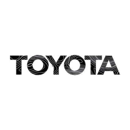 "TOYOTA" Topo Rear Tailgate Emblem Overlays - 2024+ Land Cruiser - 24LC250-RT-TOYOTA-TPWH-24LC250-RT-TOYOTA-TPHB-24LC250-RT-TOYOTA-TPVB-24LC250-RT-TOYOTA-TPAG-24LC250-RT-TOYOTA-TPSO-  DRIVEN - 16