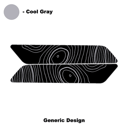 Topo Interior Rear Door Grab Handle Overlay Kit (Printed Series) - 2021+ Bronco 4 Door - 21BRNGRAB4RDR-TPAMBL-21BRNGRAB4RDR-TPA51L-21BRNGRAB4RDR-TPAZL-21BRNGRAB4RDR-TPCGL-21BRNGRAB4RDR-TPCBNL-  DRIVEN - 21