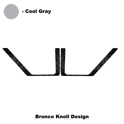 Topo Front Door Net Trim Overlay Kit (Printed Series) - 2021+ Bronco