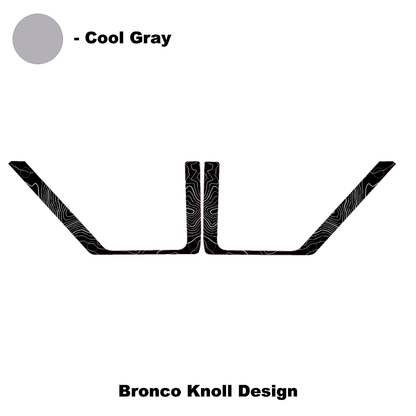 Topo Rear Door Net Trim Overlay Kit (Printed Series) - 2021+ Bronco