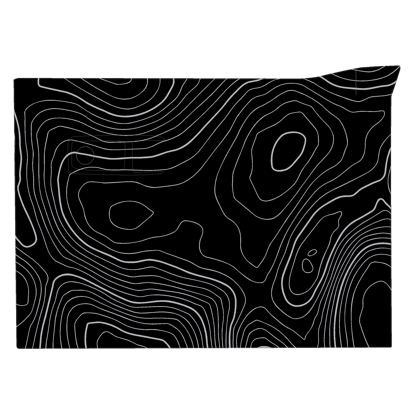 Topo Glovebox Overlay Kit (Printed Series) - 2021+ Bronco - 21BRNGLOVE-TPAMBL-21BRNGLOVE-TPA51L-21BRNGLOVE-TPAZL-21BRNGLOVE-TPCGL-21BRNGLOVE-TPCBNL-  DRIVEN - 25