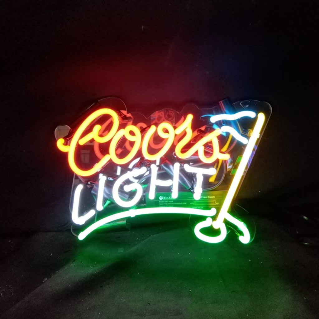 Coors Light Golf Neon Sign Light - TN097-  DRIVEN - 2