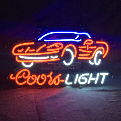 Coors Light Auto Car Neon Signs - me429-  DRIVEN - 1
