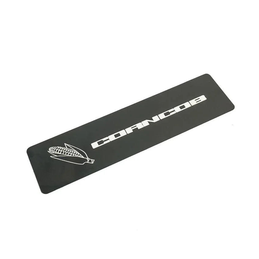 CORNCOB Logo Emblem for All-Weather Floor Mats (Metal Etched) - Universal - sfbWTCC-1-  DRIVEN - 1