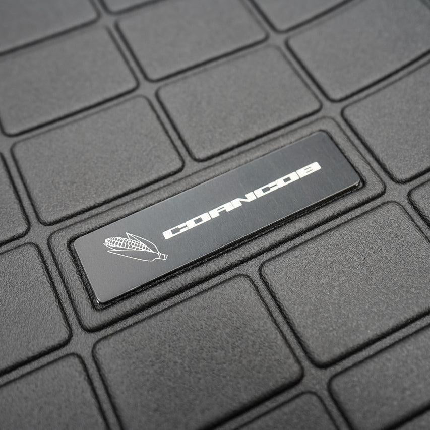 CORNCOB Logo Emblem for All-Weather Floor Mats (Metal Etched) - Universal - sfbWTCC-1-  DRIVEN - 2
